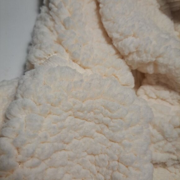 Bearington Baby Collection Lamby Coat Hood Soft Fleece Ages 6-12 Months Cream - Picture 5 of 11